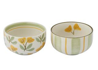 Handmade Ceramic Bowl Set | Set of 2 Small Serving Bowls