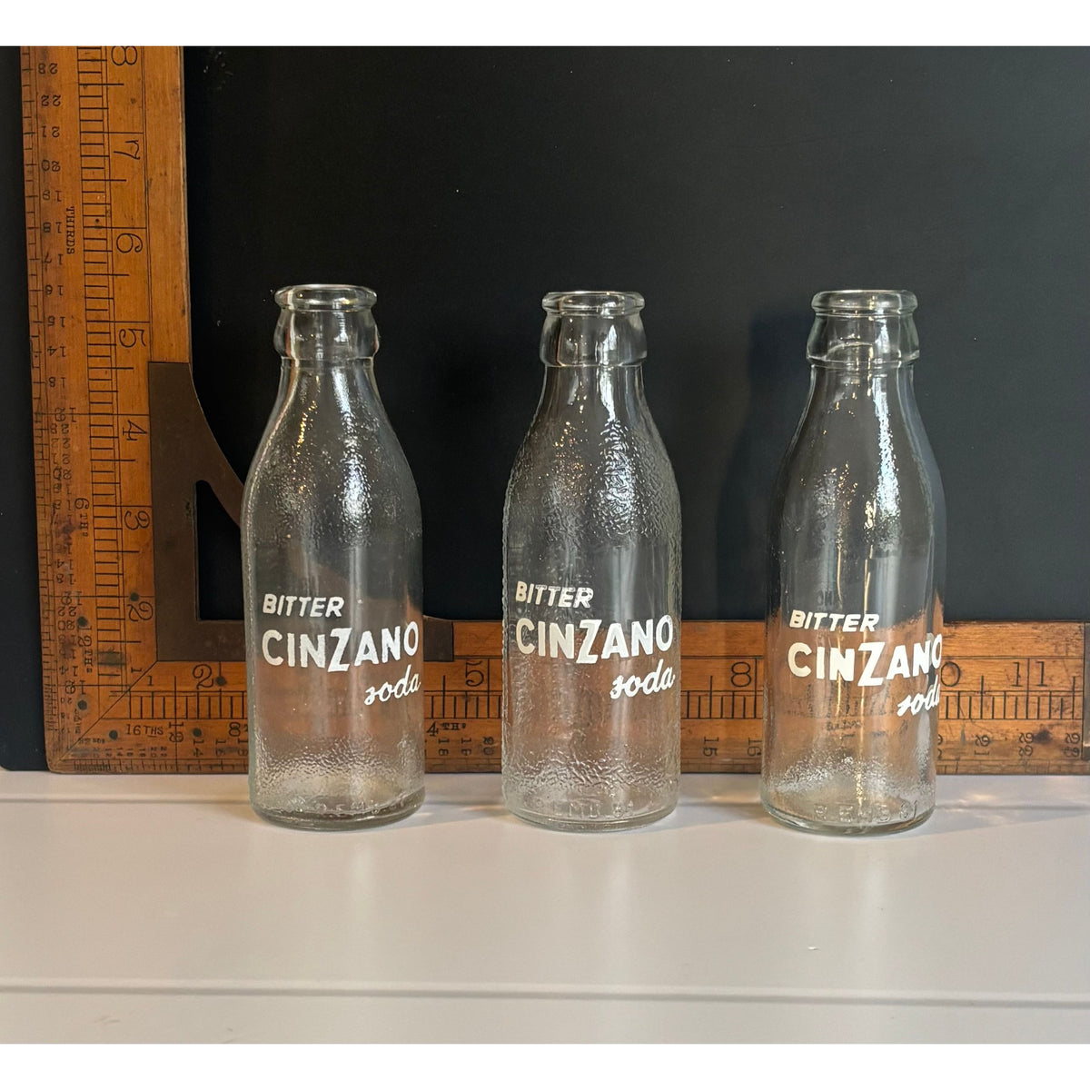 Baby Cinzano Bottles | Set of 3