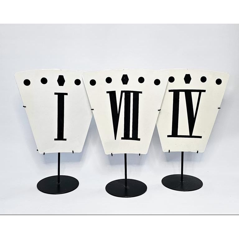 Roman Numeral Plaques