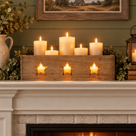 St Malo Small Box | Recycled Pine Farmhouse Décor