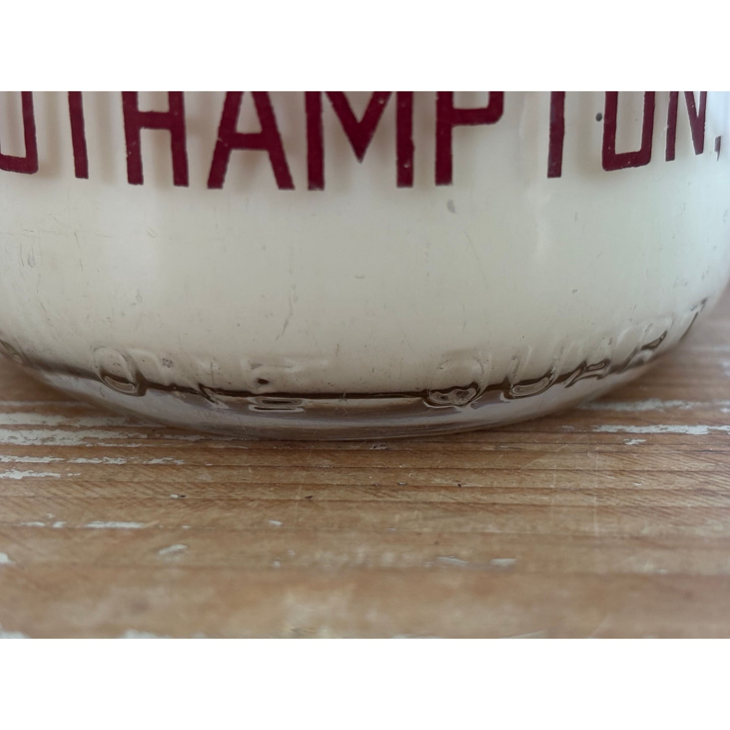 Antique E. Schwenk Dairy Milk Bottle USA Vintage Glass Bottle