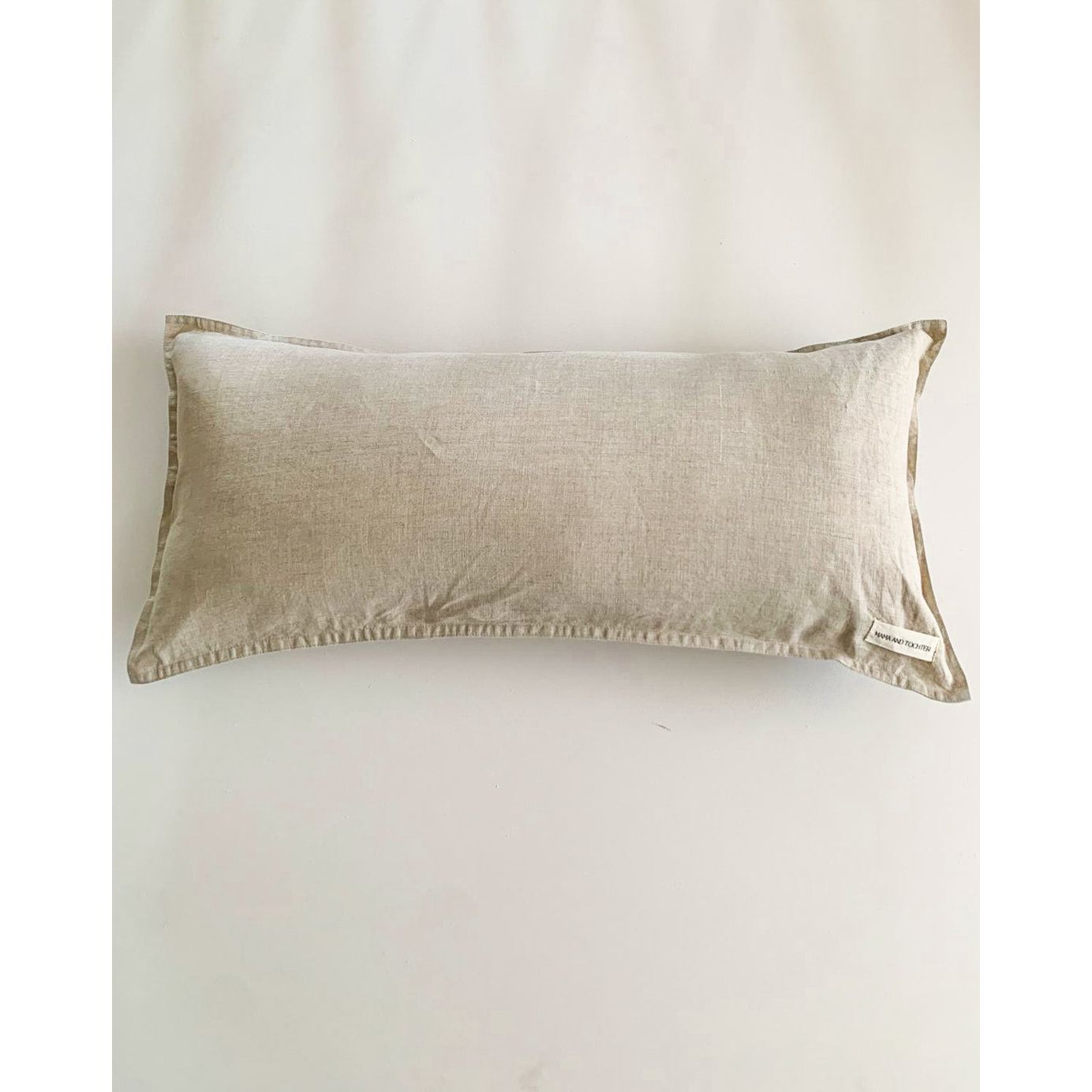 Linen Lumbar Cushion | Nature | 70 x 30