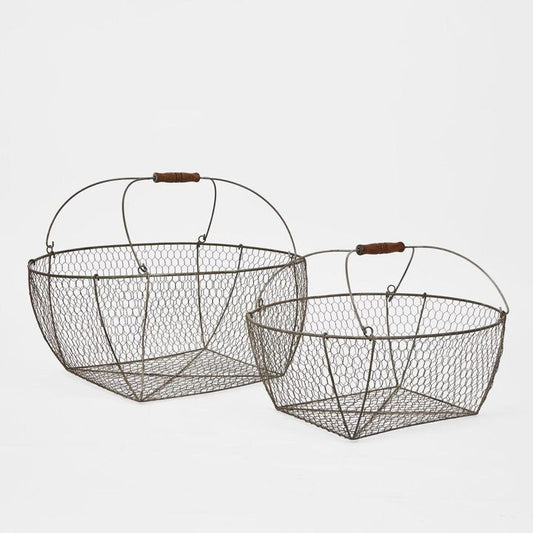 French Style Laundry Basket | 2 Sizes