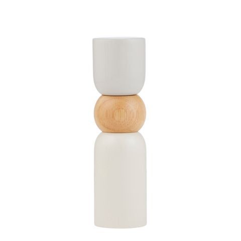 Taupe Wooden Salt & Pepper Grinder | 20cm Timber Mill