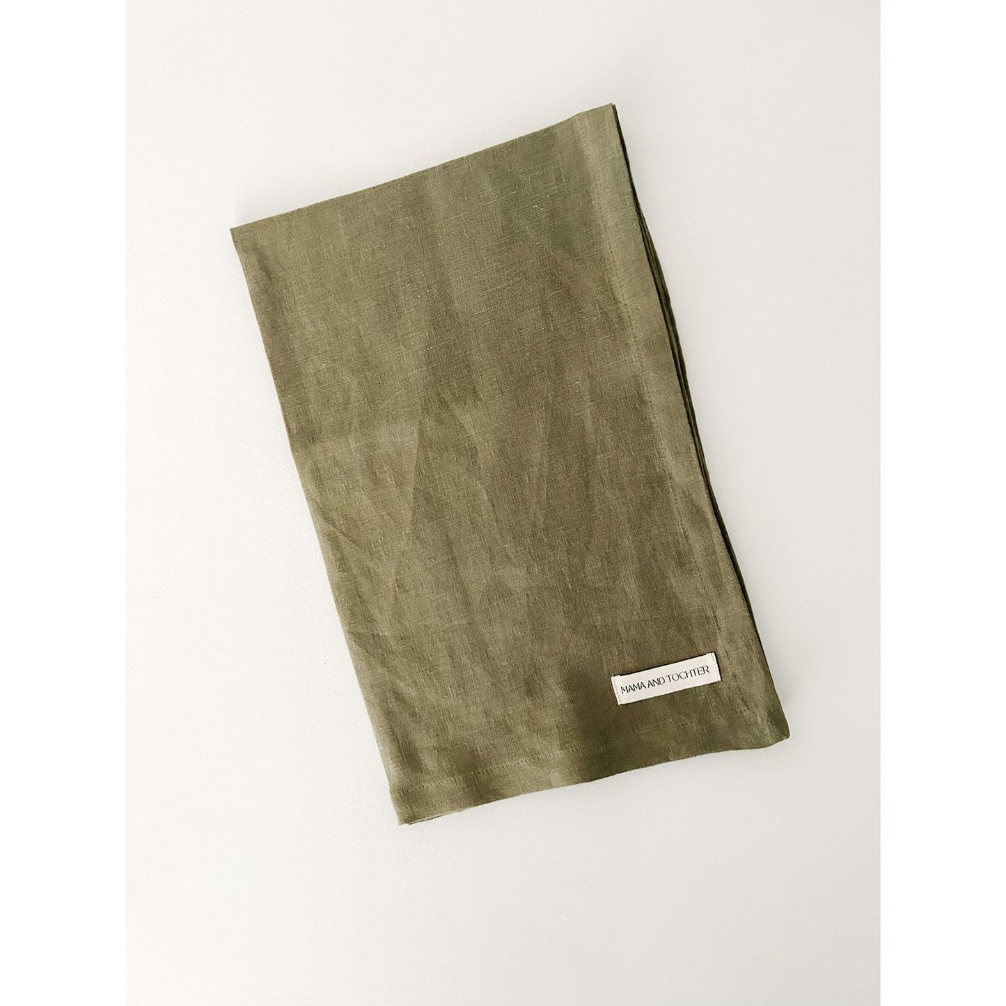 French Linen Tea Towel | Olive