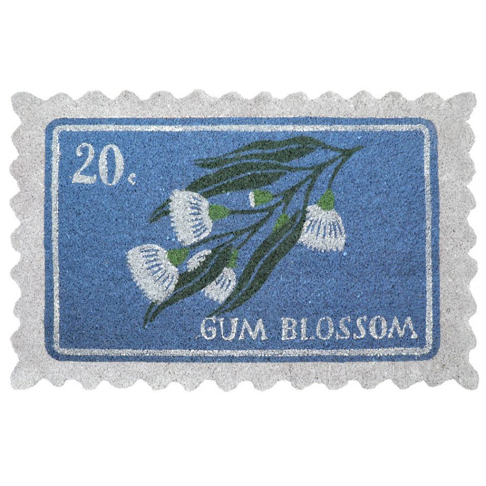 Australian Gum Blossom Coir Doormat | 50 x 80cm Floral Mat