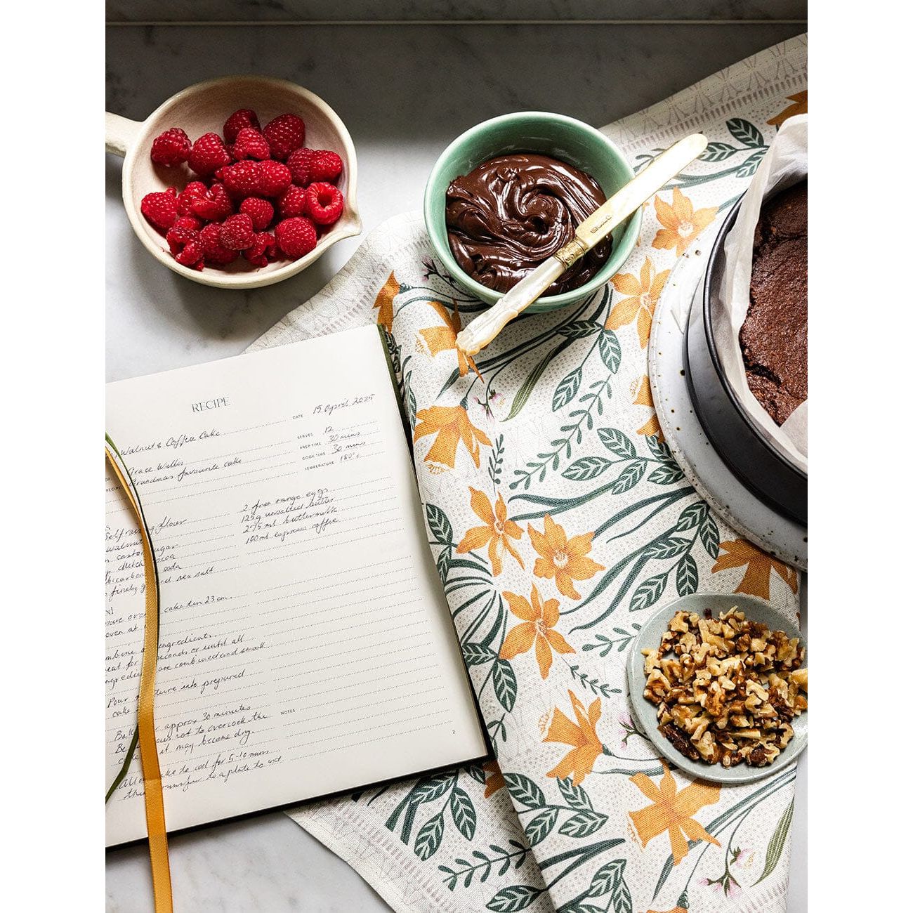 Heirloom Recipe Journal | Basil Green