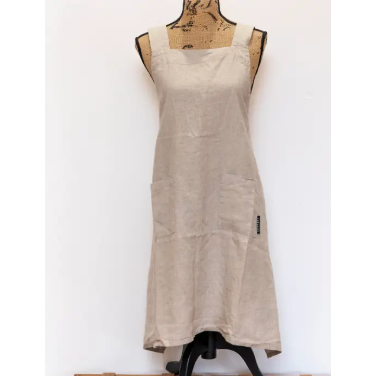 Linen Apron | Cross Back