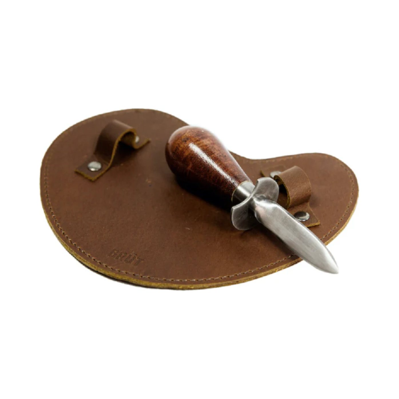 Oyster Knife with Leather Glove