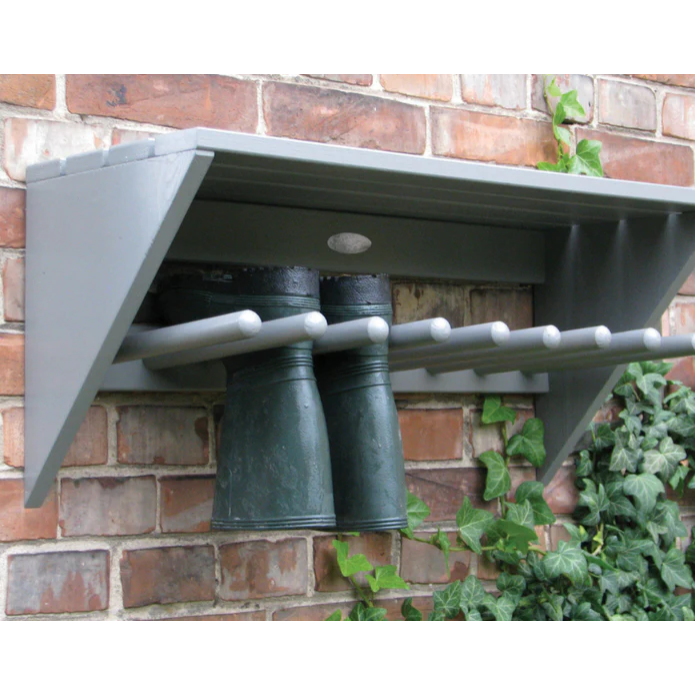 Wall Mounted Boot Rack | Grey