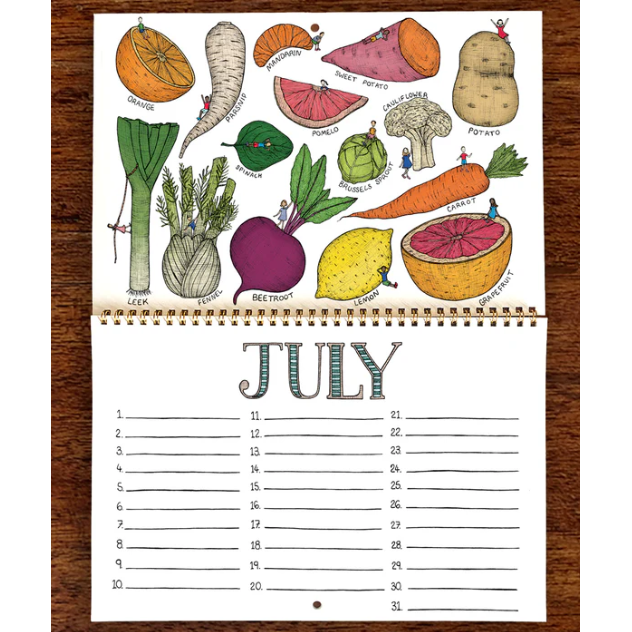 Perpetual Calendar | Seasonal Produce