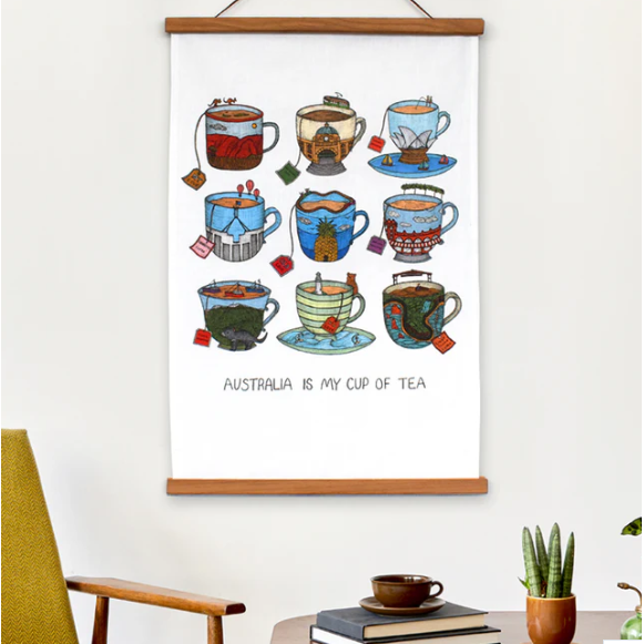 Tea Towel | Aussie Tea Cup