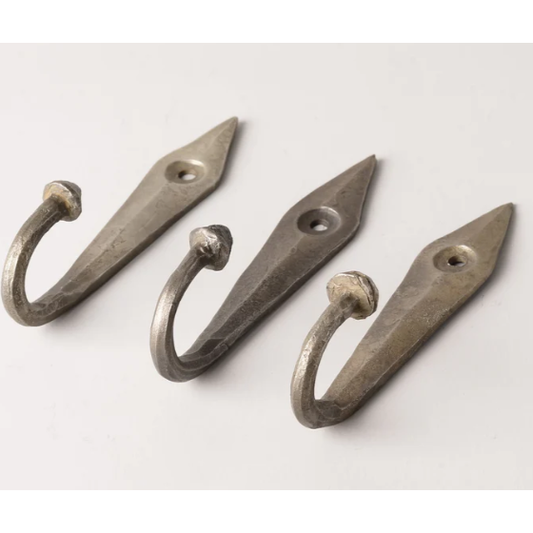 Handmade Brass Arrow Wall Hook | 8.5cm