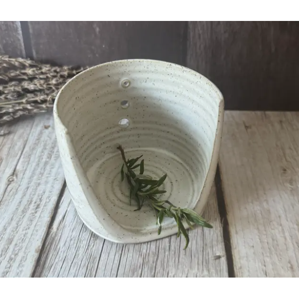 Handmade Ceramic Herb Stripper