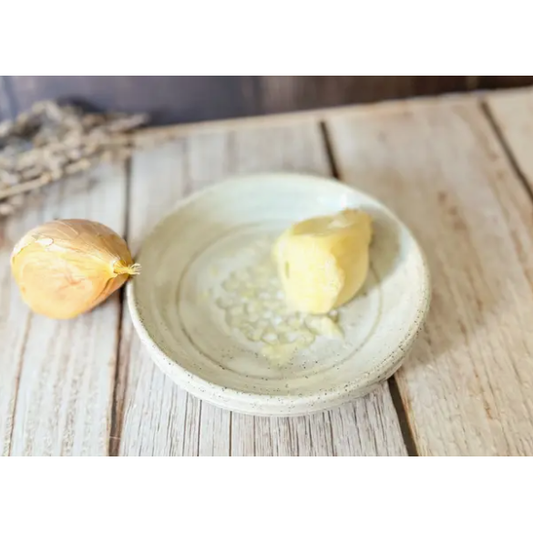 Handmade Ceramic Garlic Grater