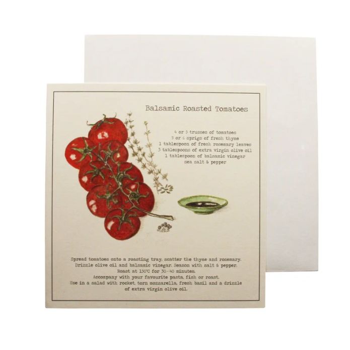 Card | Balsamic Roasted Tomatoes
