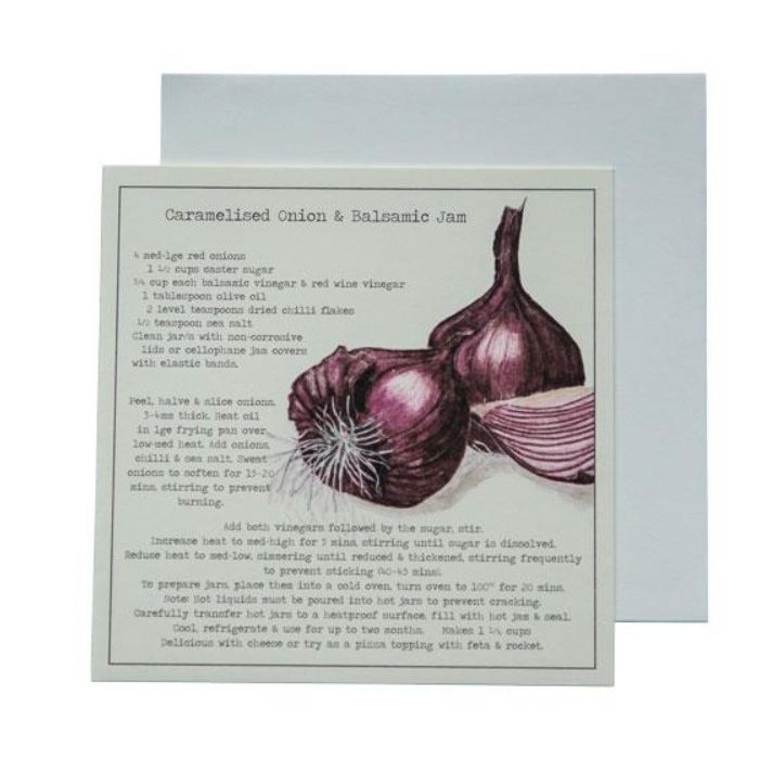 Card | Caramelised Onion Balsamic Jam