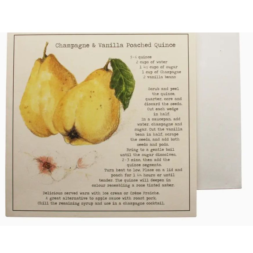 Card | Vanilla Poached Pear
