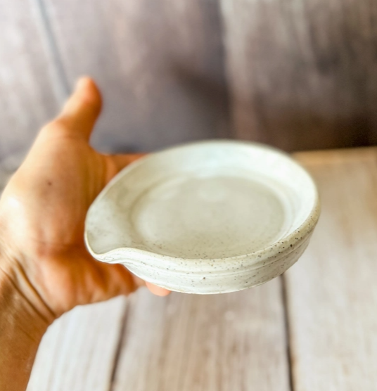 Handmade Ceramic Spoon Rest – Australian Made Kitchen Essential