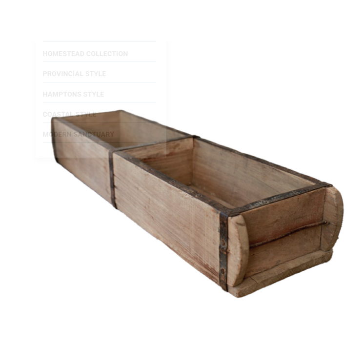 Vintage Wooden Double Brick Mould | Handmade
