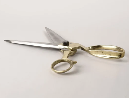 Handmade Brass Tailor Scissors | 3 Sizes