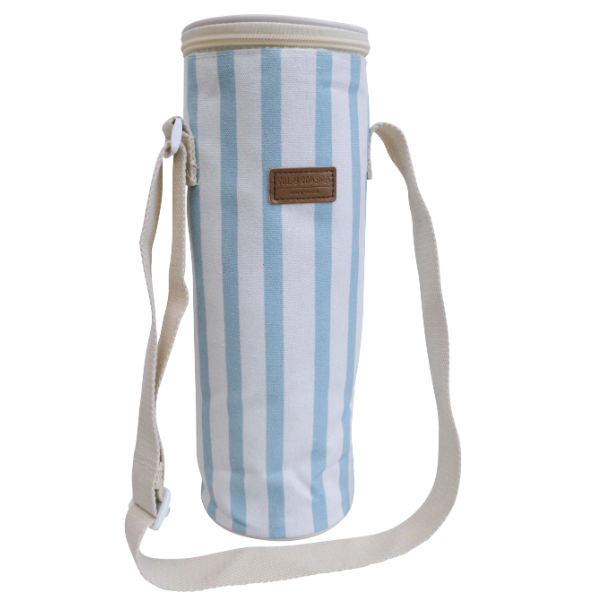 Wine Cooler Bag | Insulated Canvas Bottle Bag with Adjustable Strap