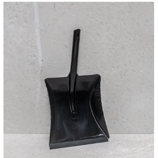 Metal Dustpan | Durable Household Dustpan | Black or White
