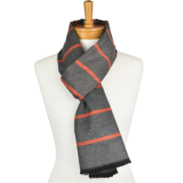 Scarf | Reversible | Multi Stripe Orange
