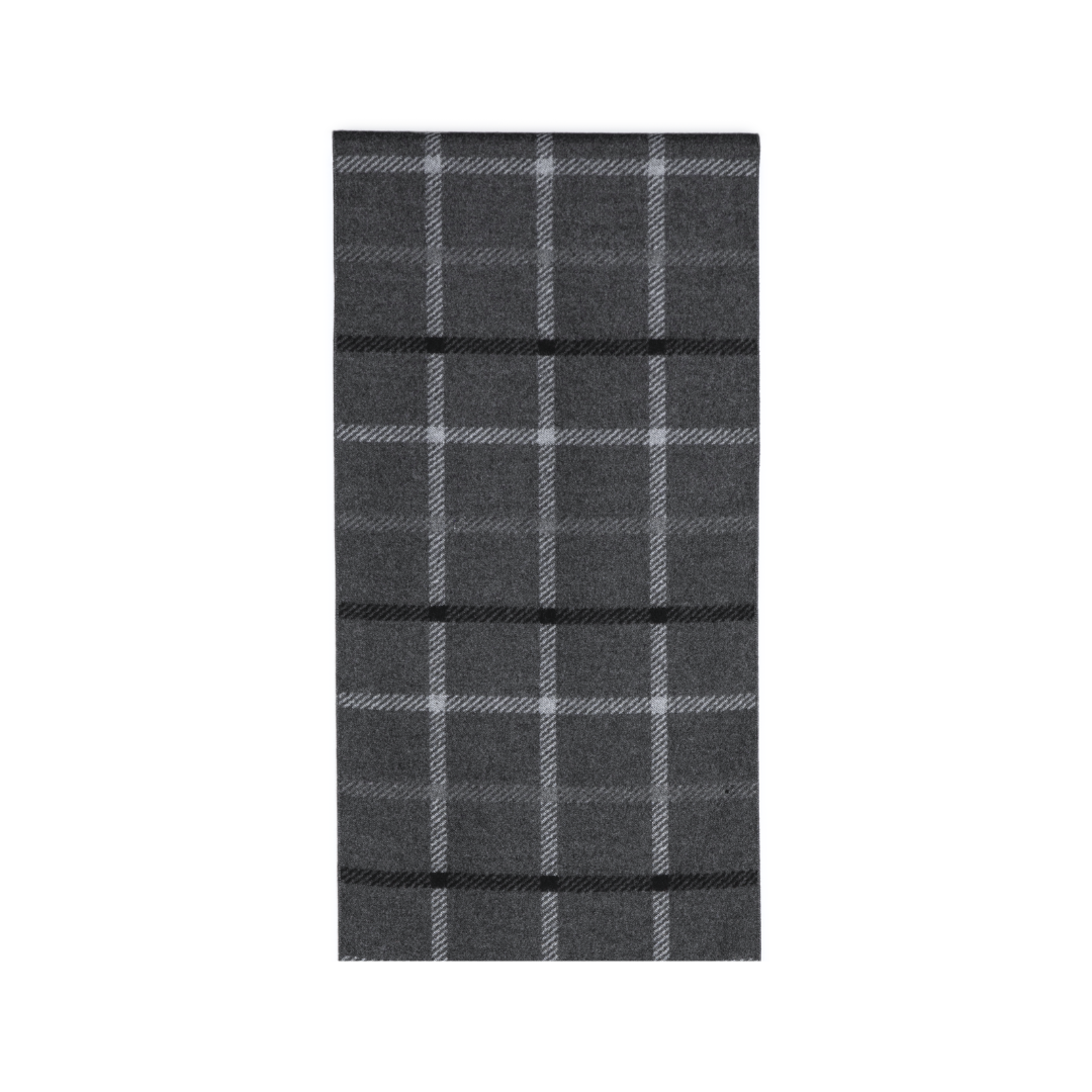 Scarf | Reversible | Plaid Check Grey