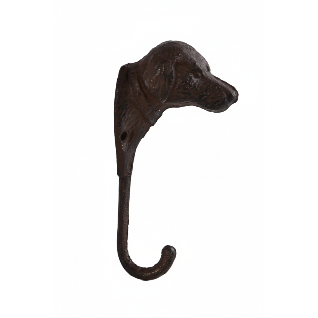 Cast Iron Dog Wall Hook – Rustic Vintage Coat & Hat Hanger