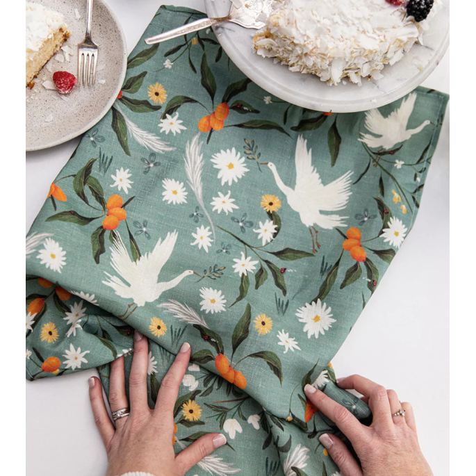 Tea Towel | Cranes
