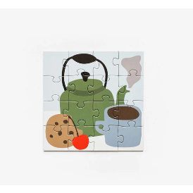 Father Rabbit Santa's Treats Mini Puzzle 16 Piece Cardboard Puzzle