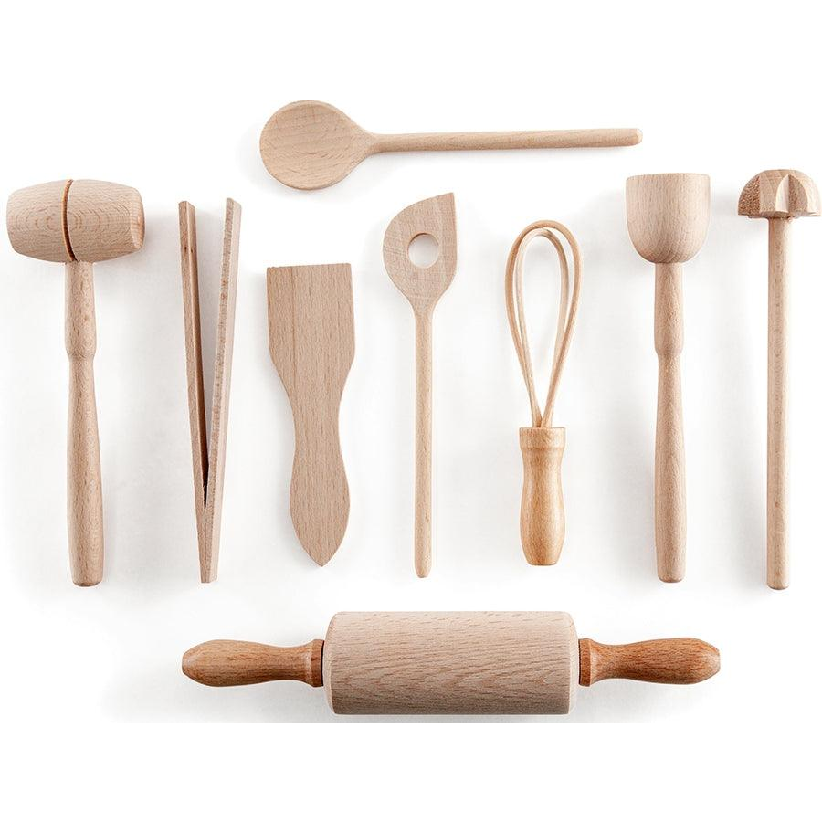 Children's Wooden Cookery Set