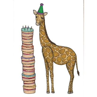 Card | Birthday Giraffe