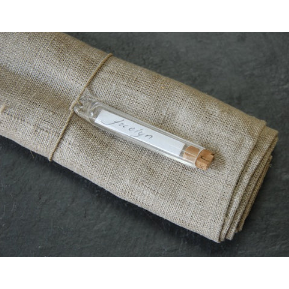 Glass Message Tube Ornament | Handmade Christmas Gift Message Holder