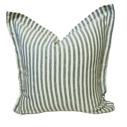 Linen Cushion Cover | Celtic Stripe | 50 x 50 with Flange