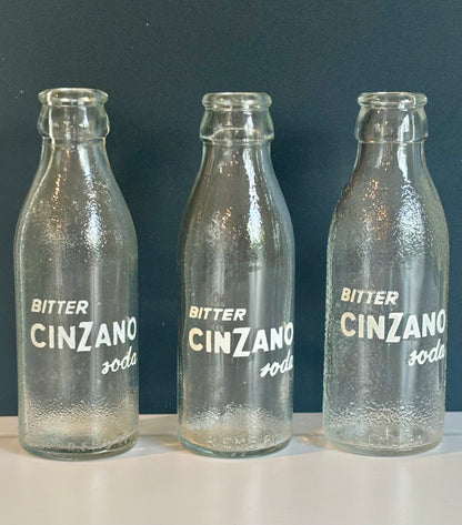 Baby Cinzano Bottles | Set of 3