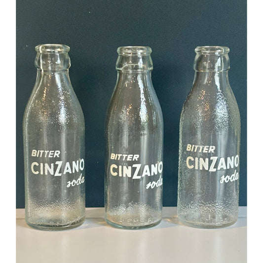 Baby Cinzano Bottles | Set of 3