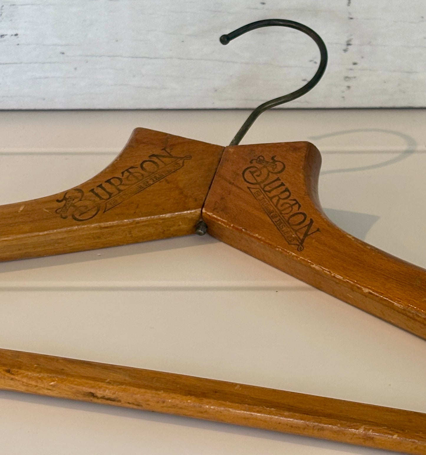 Vintage Burtons Outfitters Advertising Coat Hanger – Warragul, Victoria