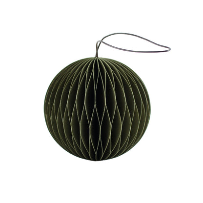 Paper Sphere | Hanging | Olive