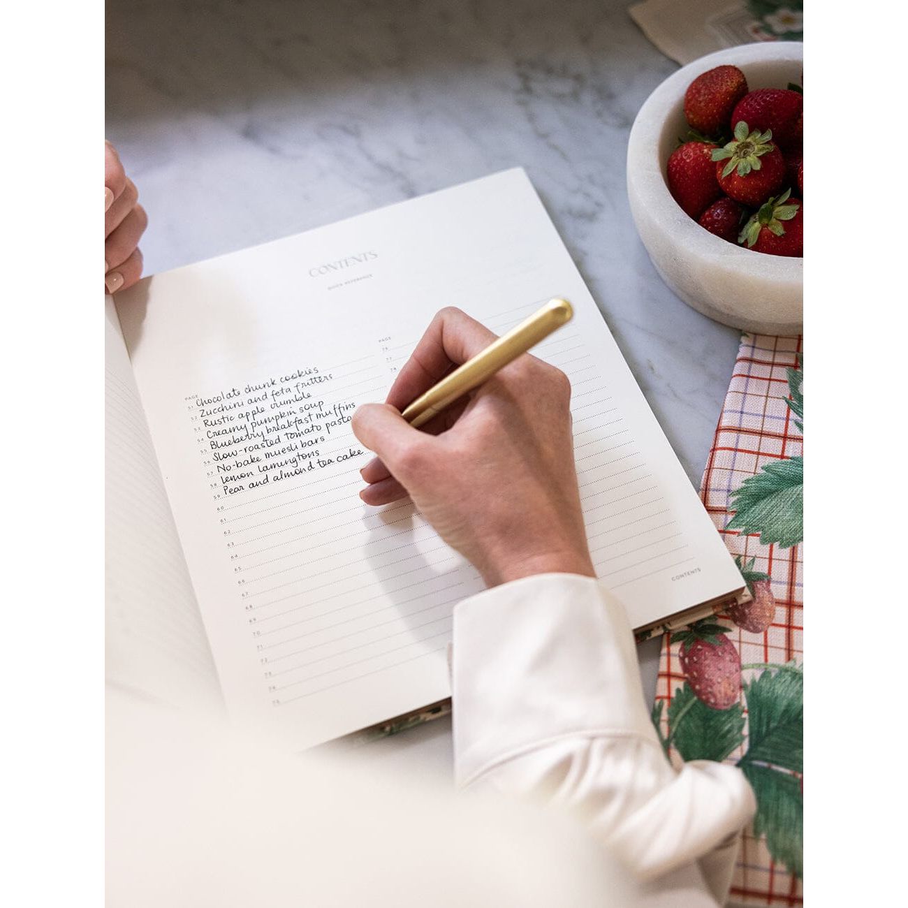 Heirloom Recipe Journal | Strawberries