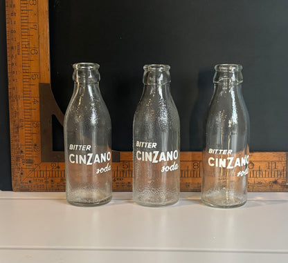Baby Cinzano Bottles | Set of 3