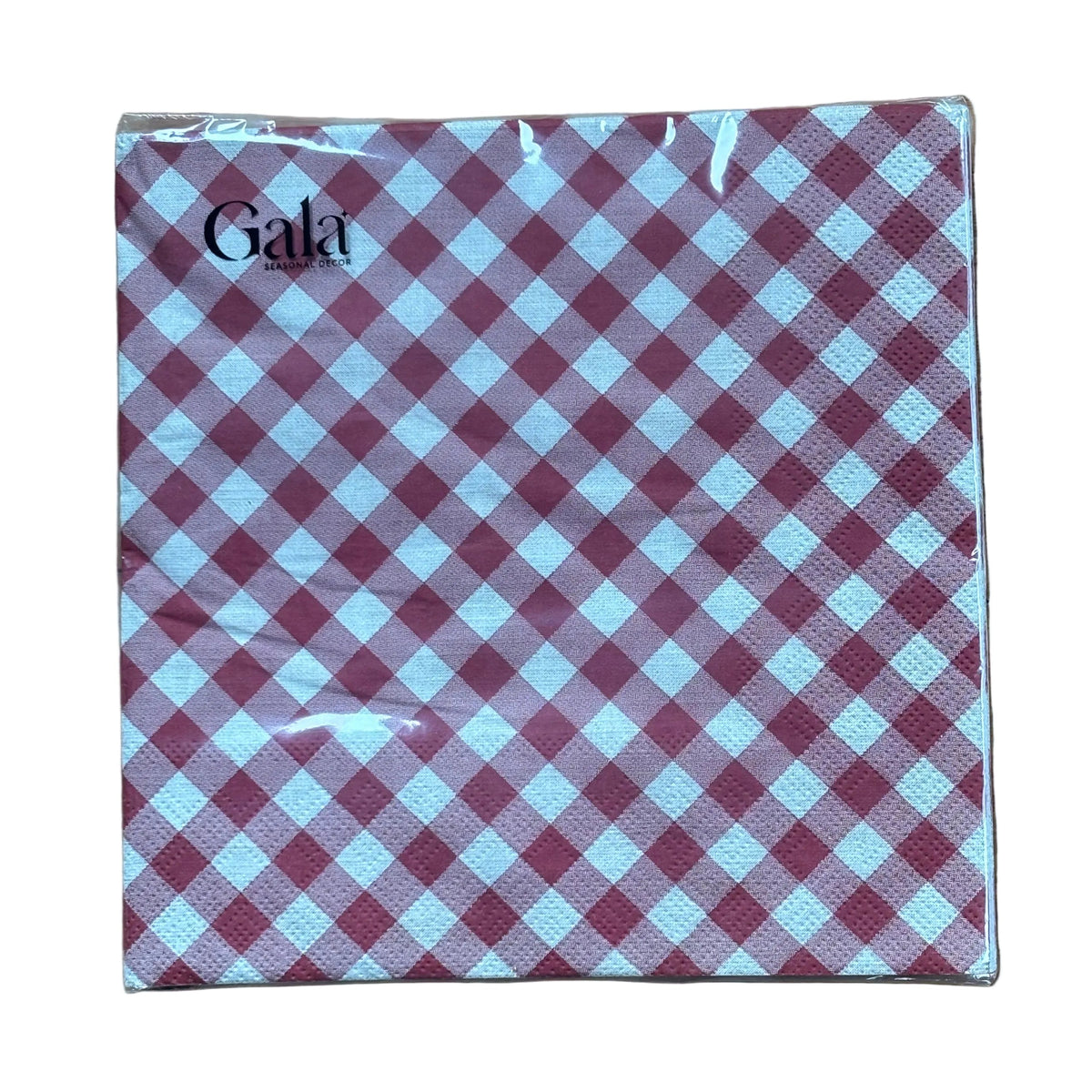 Christmas Gingham Napkins | 20 Pack