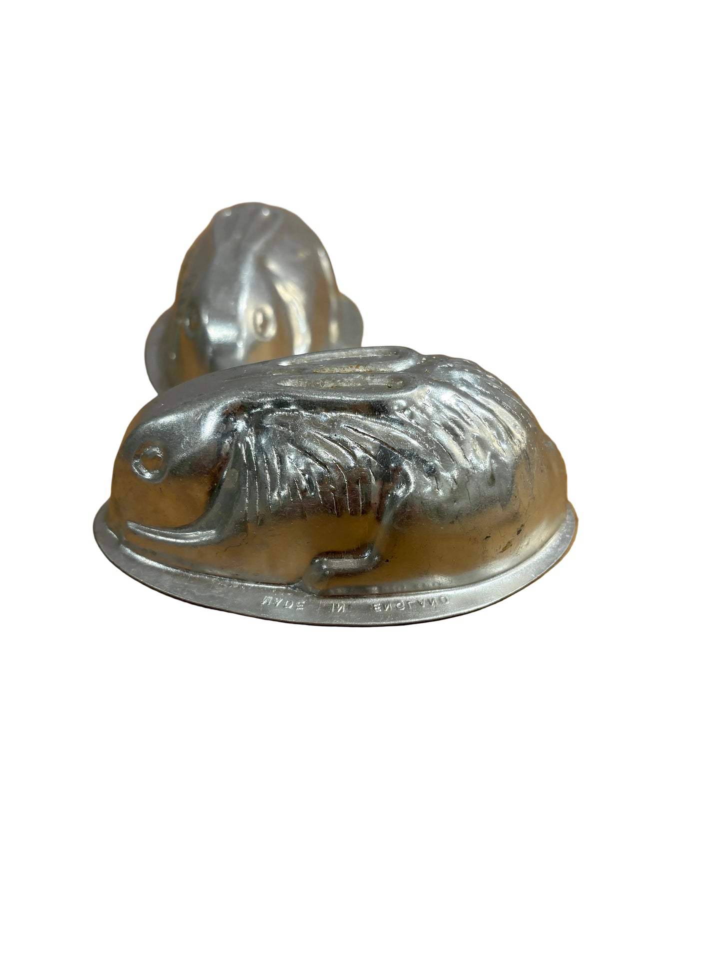 Nutbrown Tin Baking Mould Set | 2 Rabbits &amp; 2 Fish | Made in England
