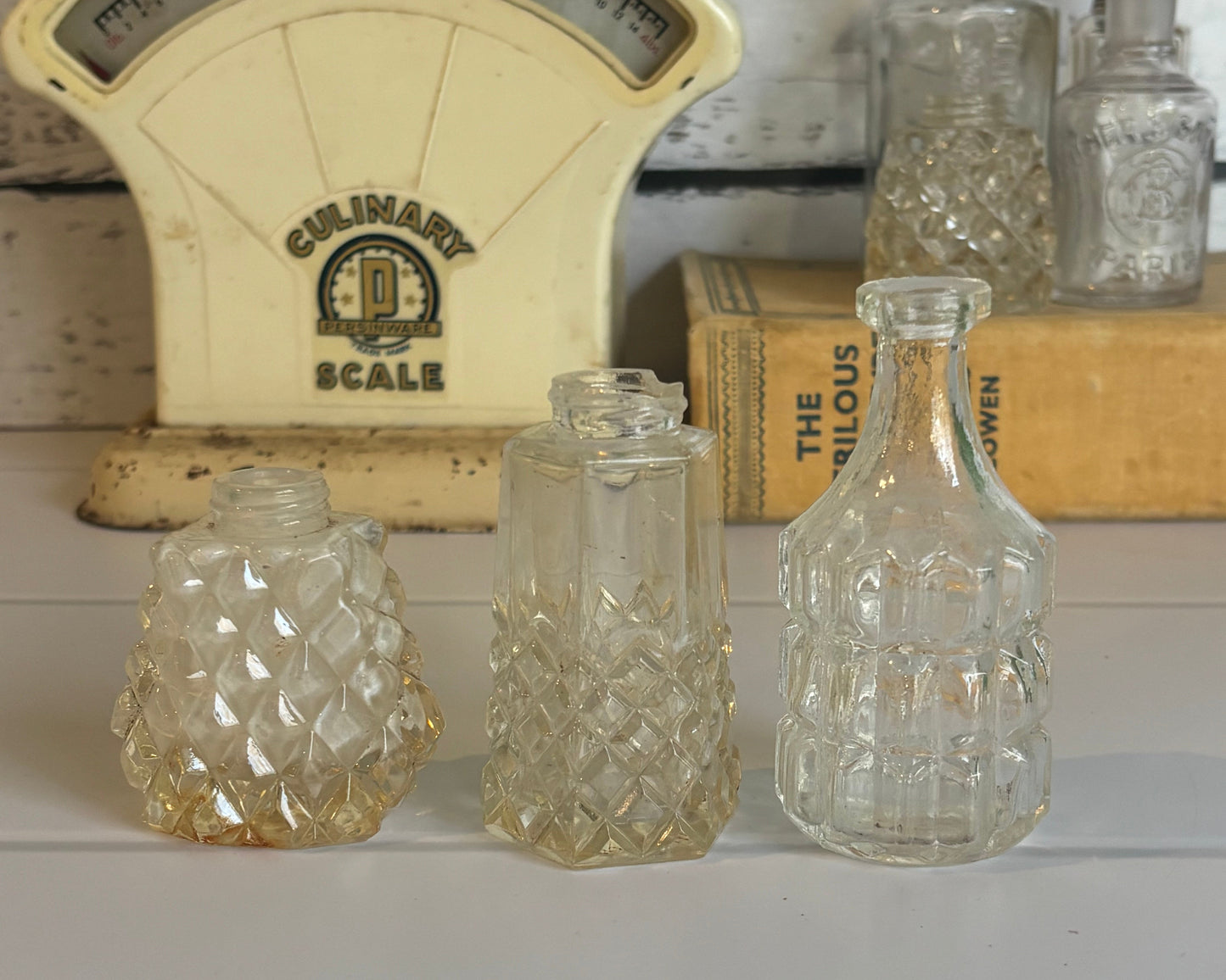 Antique Perfume Bottles | Set of 7