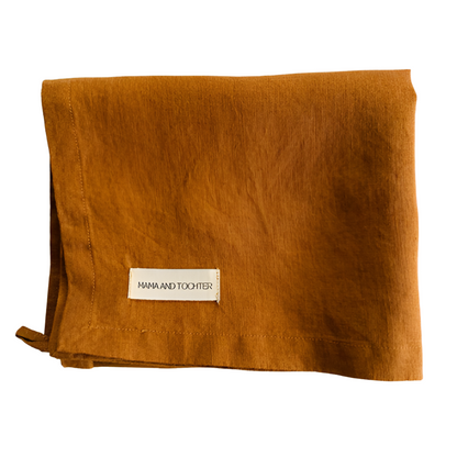 French Linen Tea Towel | Tobacco