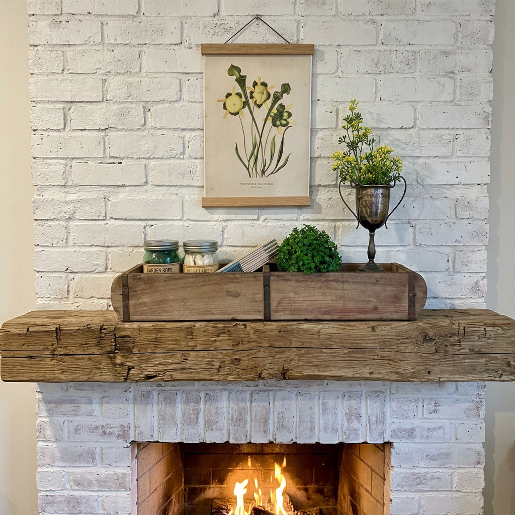 Vintage Wooden Double Brick Mould | Handmade