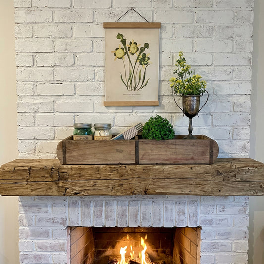 Vintage Wooden Double Brick Mould | Handmade
