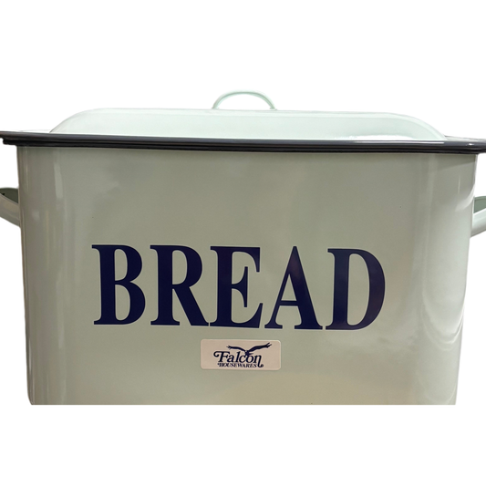 Enamel Bread Bin | Duck Egg Blue