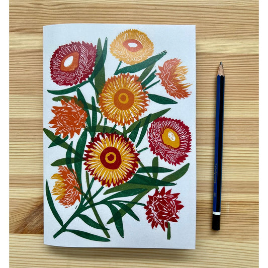 Notebook | A5 | Strawflower